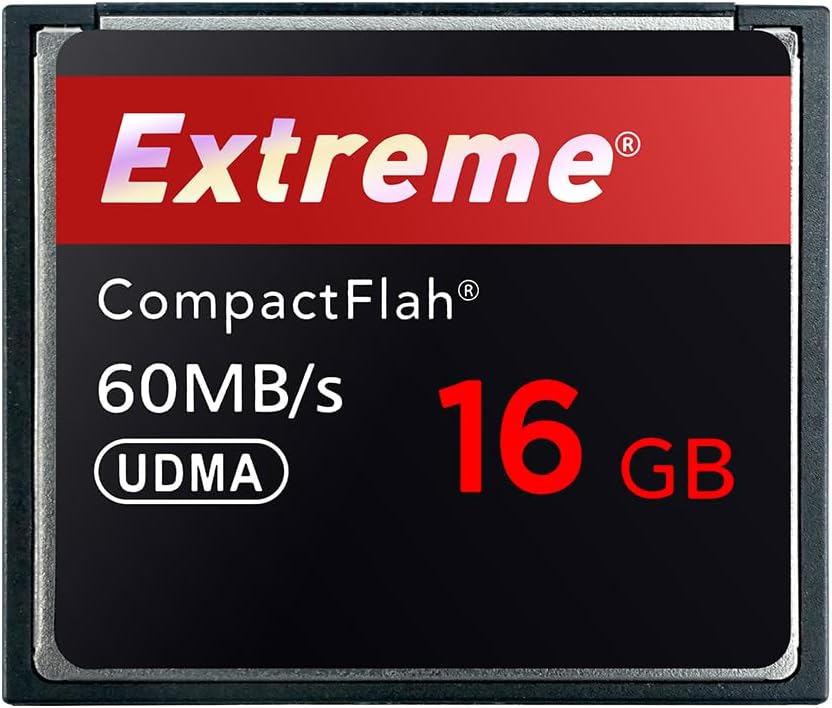 Tarjeta de memoria flash compacta de 16 GB extrema velocidad UDMA hasta 60 MBs SLR Cámara CF tarjeta