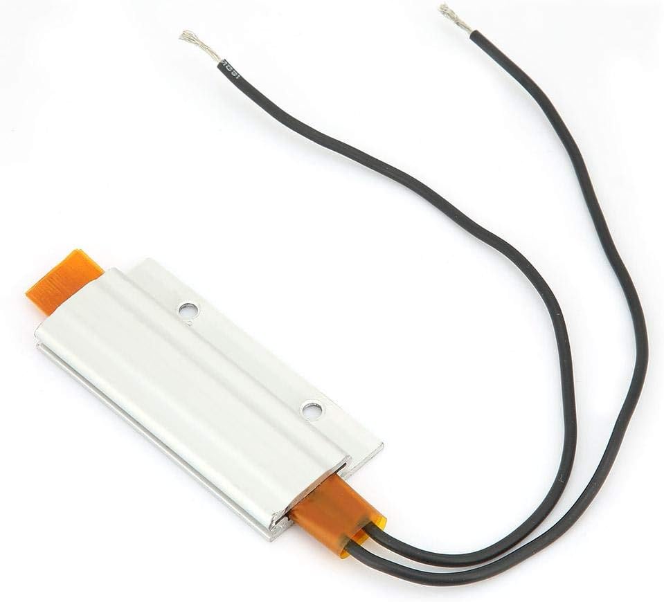 YWBL-WH 2 piezas PTC elemento calefactor de aluminio PTC placa calefactora de temperatura consistente termostático de cerámica