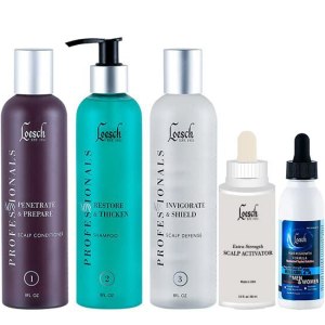 Loesch Kit de tratamiento máximo profesional para hombres y mujeres (Nivel 3), para estimular el crecimiento del cabello o prevenir la caída del Loesch Kit de tratamiento máximo profesional para hombres y mujeres (Nivel 3), para estimular el crecimiento del cabello o prevenir la caída del