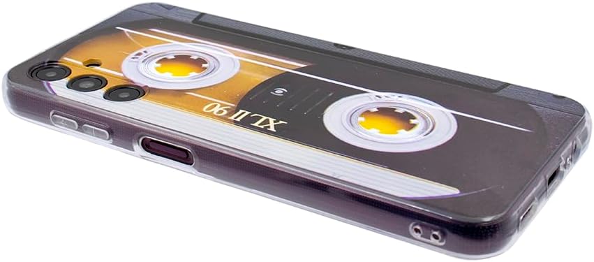 Compatible con Samsung Galaxy A14, funda delgada de doble casete retro a prueba de golpes, suave, funda protectora para Samsung Galaxy A14,