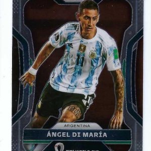 ANGEL DI MARIA 2022 Panini Prizm FIFA World Cup Qatar Soccer Card #1 Argentina Juventus FC ANGEL DI MARIA 2022 Panini Prizm FIFA World Cup Qatar Soccer Card #1 Argentina Juventus FC