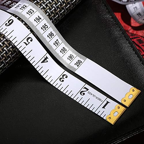 Cotchear 2m79inch cinta métrica regla de medición corporal costura sastre durable suave regla plana centímetro metro cinta métrica de costura