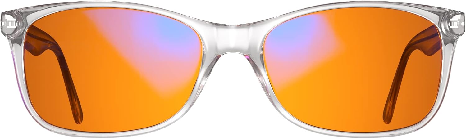 Swanwick Crystal Night Swannies – Lentes de bloqueo de luz azul 99% premium, antirreflejos, antifatiga y fatiga ocular para pantallas