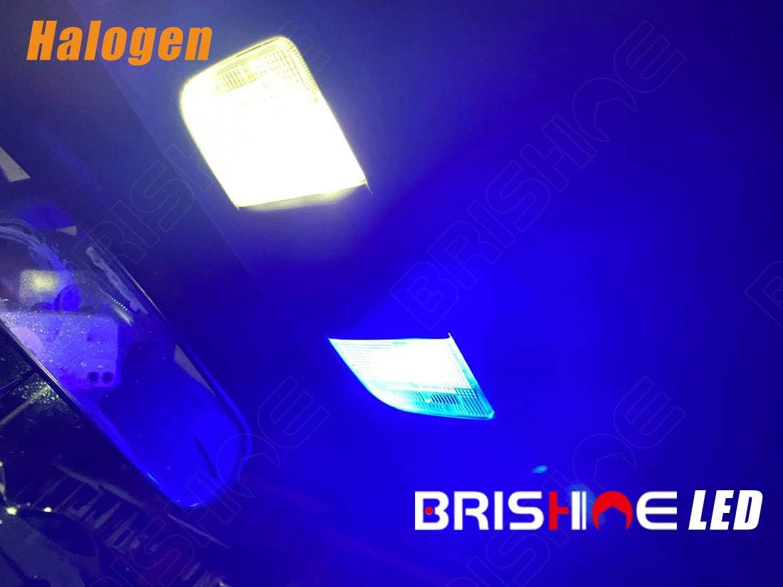 BRISHINE Kit de luces LED interiores azules para Dodge Ram 1500 2500 3500 2019 2020 2021 2019 2020 2021, paquete de bombillas LED superbrillantes