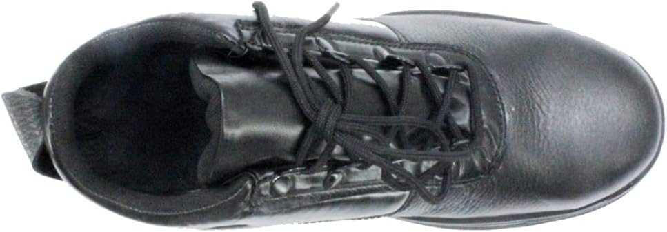 Twister Botas de trabajo para hombre, zapatos de cuero de vaca de alto grado, puntera de acero, placa de acero
