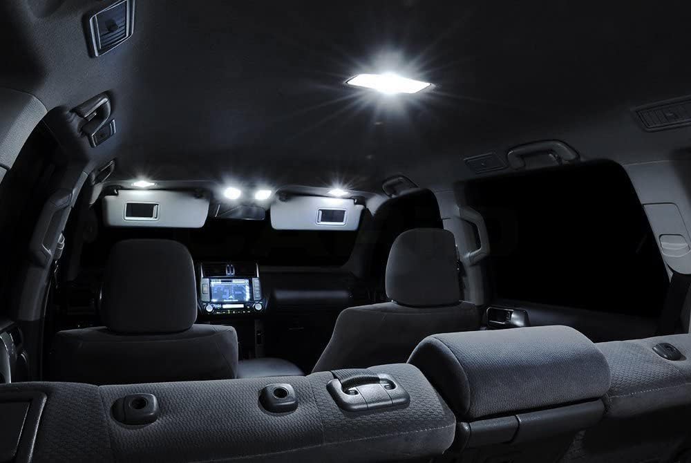 XtremeVision LED interior para Nissan Frontier 2005-2015 (5 piezas) kit de LED interior blanco puro + herramienta de instalación
