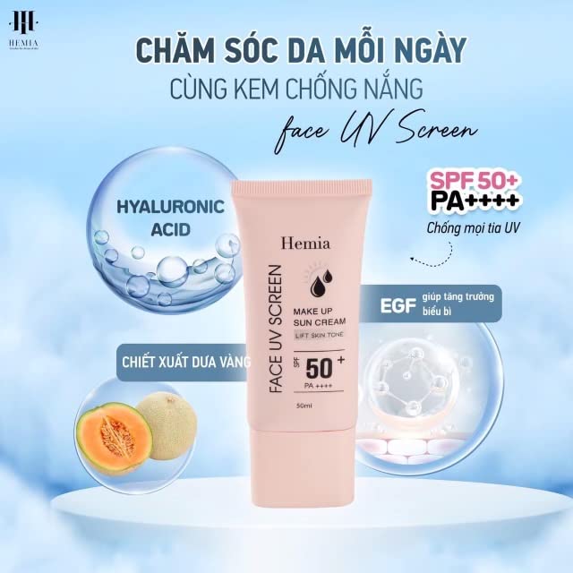 Pantalla UV cara hemia