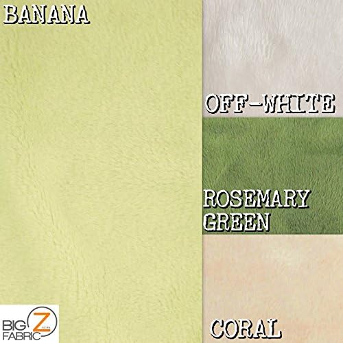 Tela Minky suave y sólida Hug-Z by The Yard DIY Baby Blankets Decor Clothing Snuggle (verde lima)