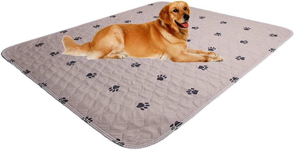 SincoPet – Tapete lavable para orina y guantes de aseo para perros, tapete reutilizable superabsorbente, impermeable y antideslizante, para