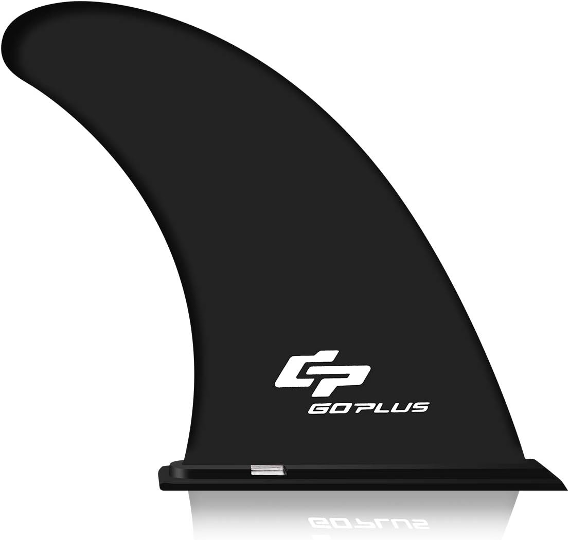 Goplus Aleta central desmontable de 9 pulgadas para surf y SUP para longboard, tabla de surf y paddleboard reemplazo de aleta rápida