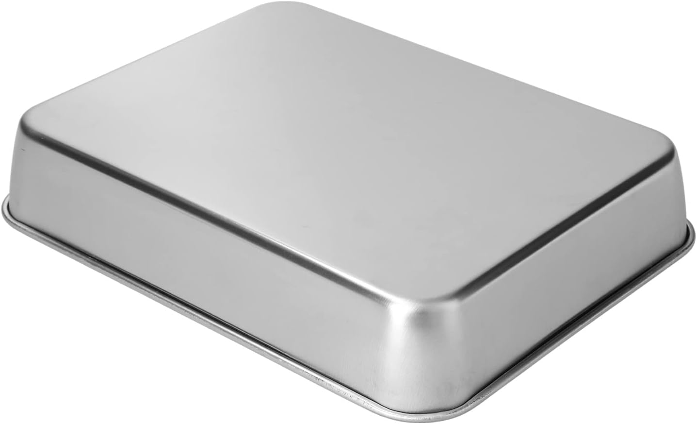 Sartén para asar con estante para hornear, bandejas planas para hornear japonesas refrigeradas más oscuras, bandejas rectangulares para asar con
