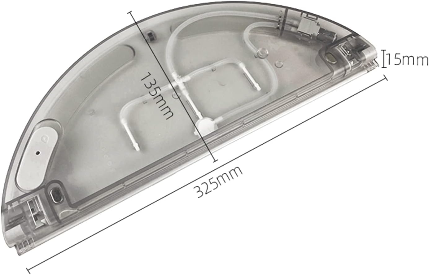 HMHAMA Robot vacío tanque de agua con 1 unids fregona paño reemplazo para Dreame L10proD9 robot aspirador accesorios