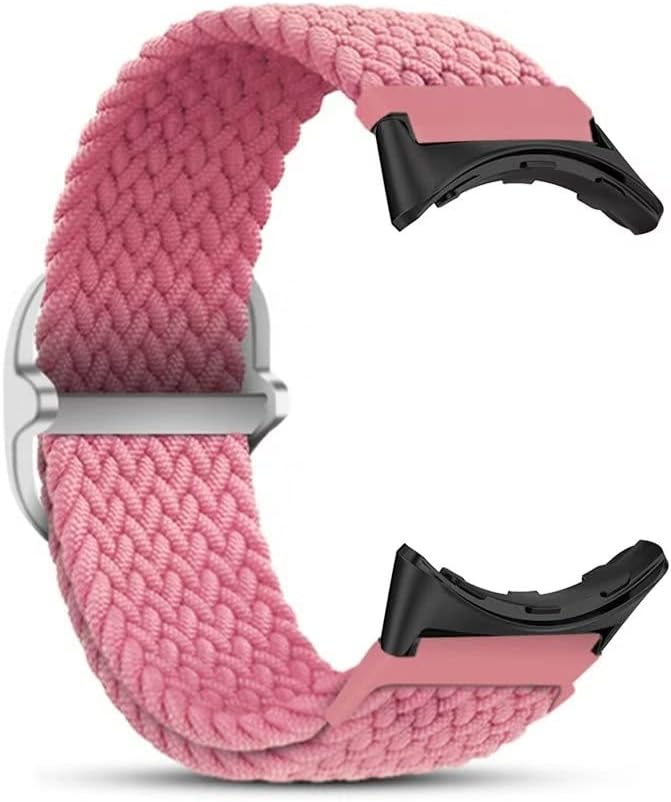 iPartsonline Correa elástica para reloj compatible con Google Pixel Watch SmartWatch, correa tejida de nailon trenzada Solo Loop Sport pulsera de