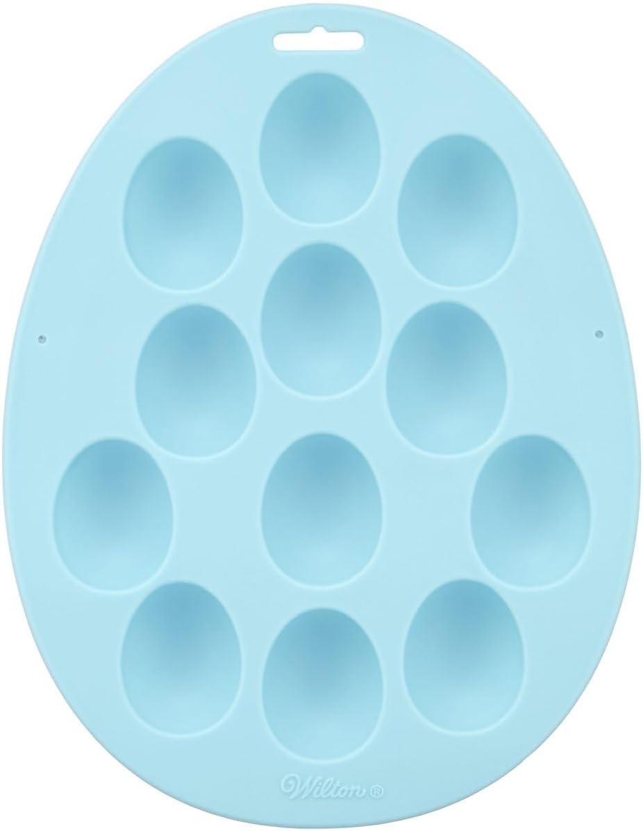Wilton Molde de silicona en forma de huevo de Pascua