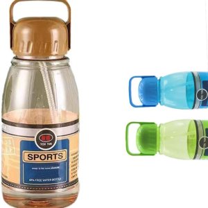 WEIRUIFANZHI Botella de agua grande de 67 onzas con colador de frutas y pajilla, botella de filtro de agua sin BPA a prueba de fugas para gimnasio WEIRUIFANZHI Botella de agua grande de 67 onzas con colador de frutas y pajilla, botella de filtro de agua sin BPA a prueba de fugas para gimnasio