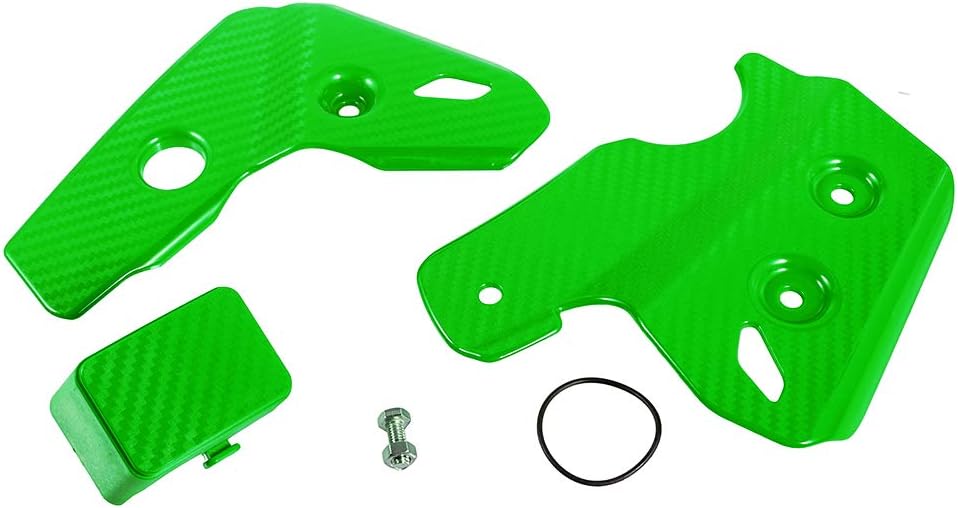 Protector de marco de motocicleta parachoques cubierta protectora Accesorios de carenado para KLX250 1993-2016 para D-TrackerX 1998-2016 (verde)