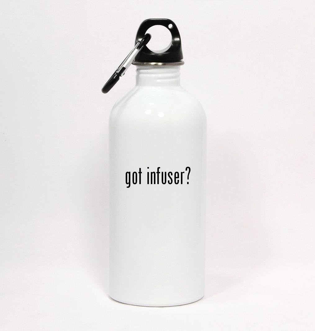Los Drinkware Hermanos got infuser – White Water Bottle with Carabiner 20oz