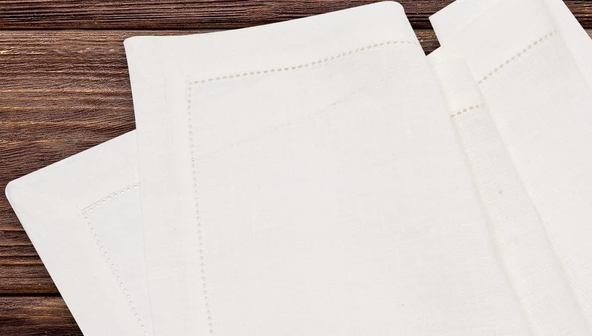 Servilletas de tela, servilletas de lino 100% blancas, servilletas, servilletas de lino, servilletas de tela, servilletas de tela, servilletas de
