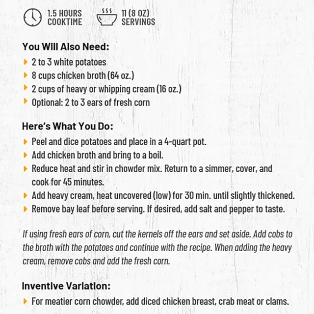 Anderson House Frontier Soups Paquete variado (1) sopa de maíz Illinois Prairie, 7 onzas y (1) queso cheddar de brócoli Virginia Blue Ridge, 5 onzas