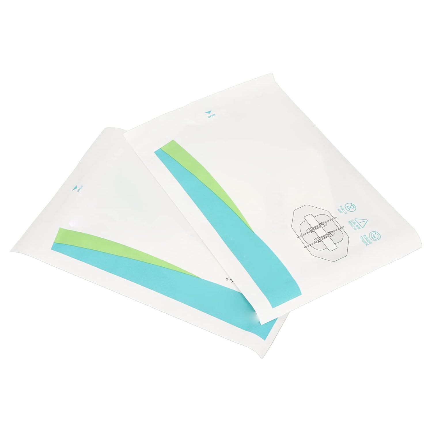 Kit de laceración de puntada con cremallera, impermeable, transpirable, cierre de heridas, vendaje de primeros auxilios, cortes quirúrgicos,