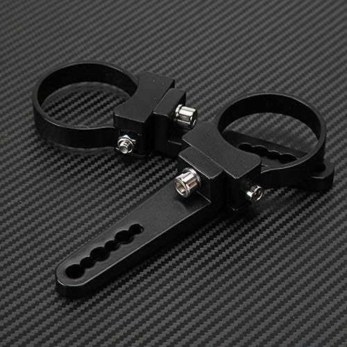 Partol Abrazaderas de tubo Soportes de montaje de aluminio ajustable de 2 pulgadas Bull Bar adecuado para barra de luz LED, luces de trabajo, luces