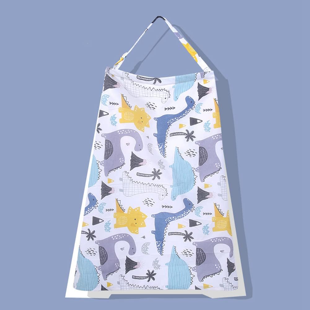Funda de lactancia materna  Toalla de algodón grande de malla ajustable  Suave, transpirable, sin químicos, cobertura de 360, cubierta de lactancia