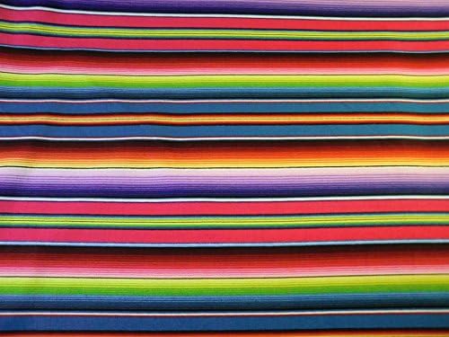 1 yarda Fiesta Stripe by Elizabeth’s Studio – Edredón de tela 100% algodón, 263, color azul