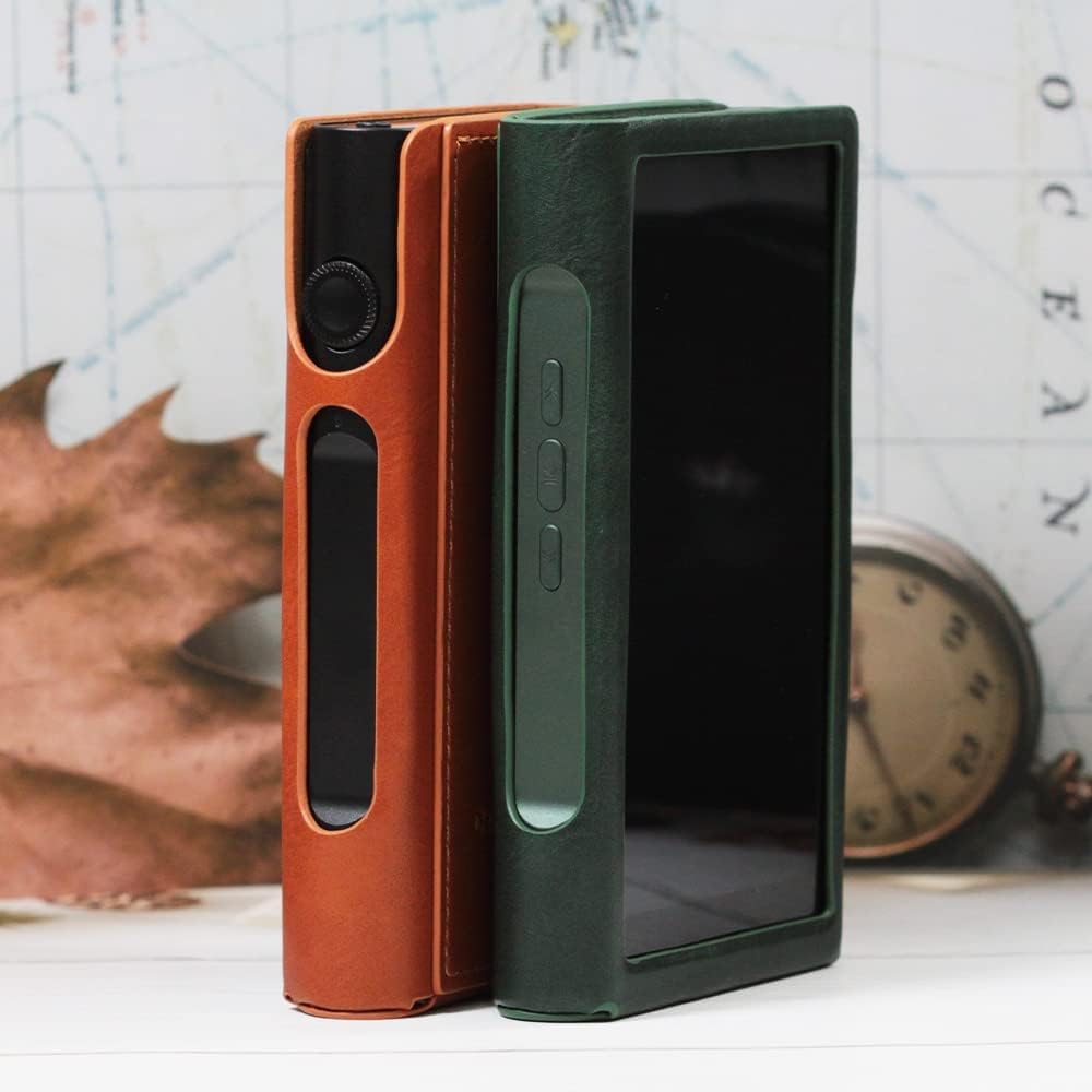 SHANLING Funda de cuero M6 Ultra, SHANLING M6 Ultra Digital Reproductor de audio especial, material de piel sintética, anticolisión y anticaídas,