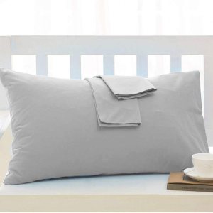 Juego de 2 fundas de almohada de viaje de 12 x 16 pulgadas, 500 hilos, algodón egipcio, juego de 2 fundas de almohada para niños pequeños, cierre de Juego de 2 fundas de almohada de viaje de 12 x 16 pulgadas, 500 hilos, algodón egipcio, juego de 2 fundas de almohada para niños pequeños, cierre de