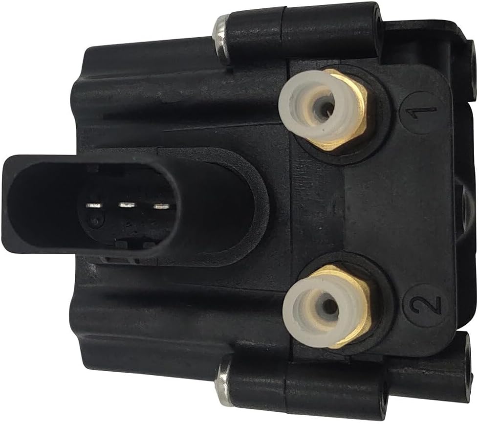 SCITOO Bloque de válvula de suspensión de aire apto para BMW para X5 2007 2008 2009 2010 2012 2013 Reemplazo del bloque de válvula electromagnética