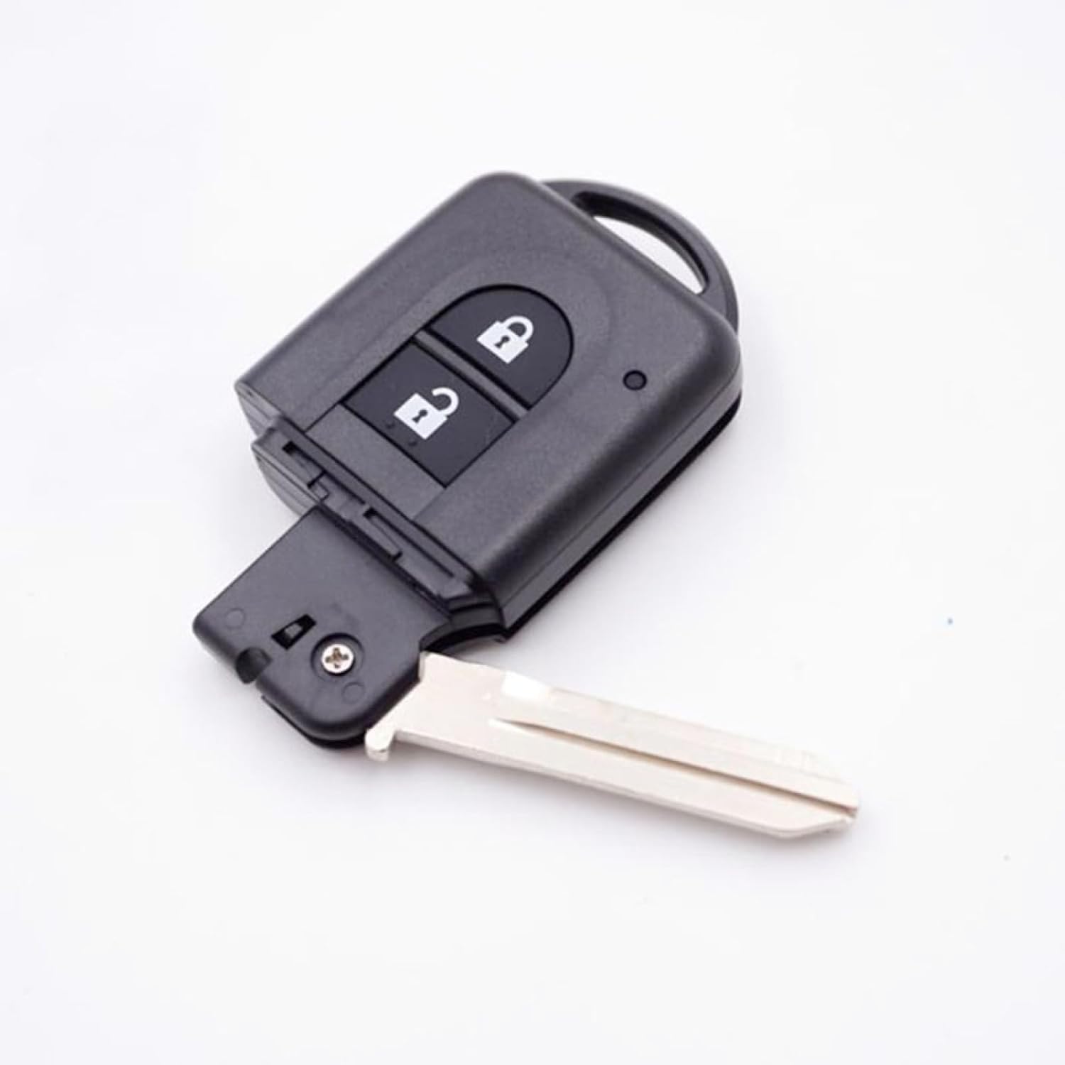 Oulesh Fundas para llavero de coche para Nissan NV200 Qashqai X-Trail Micra, 2 botones de carcasa de llave remota