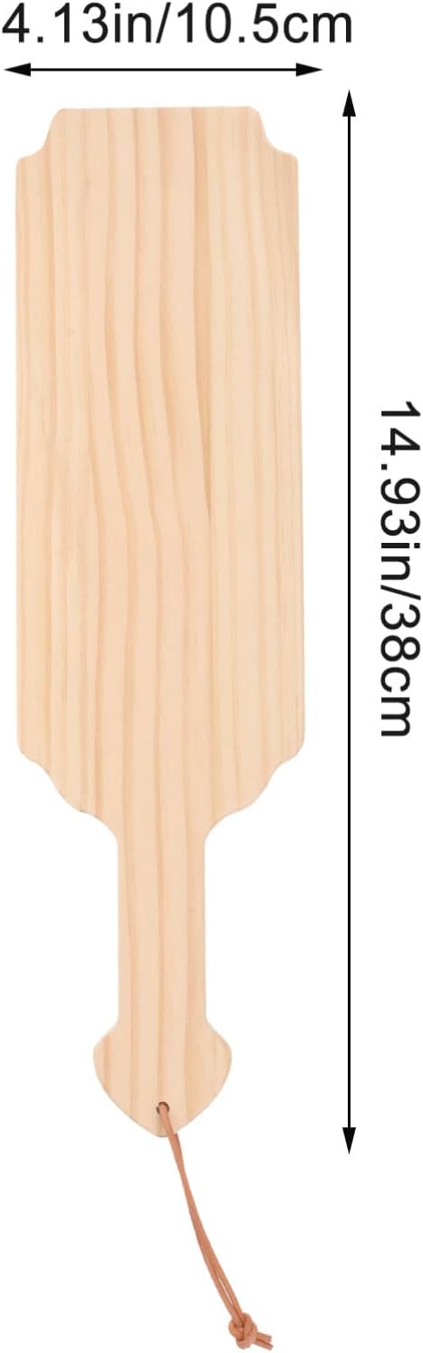 SEWACC Palas de madera sin terminar, 2 unidades, palas griegas en blanco, palas griegas en blanco, madera para manualidades de remo, proyectos de