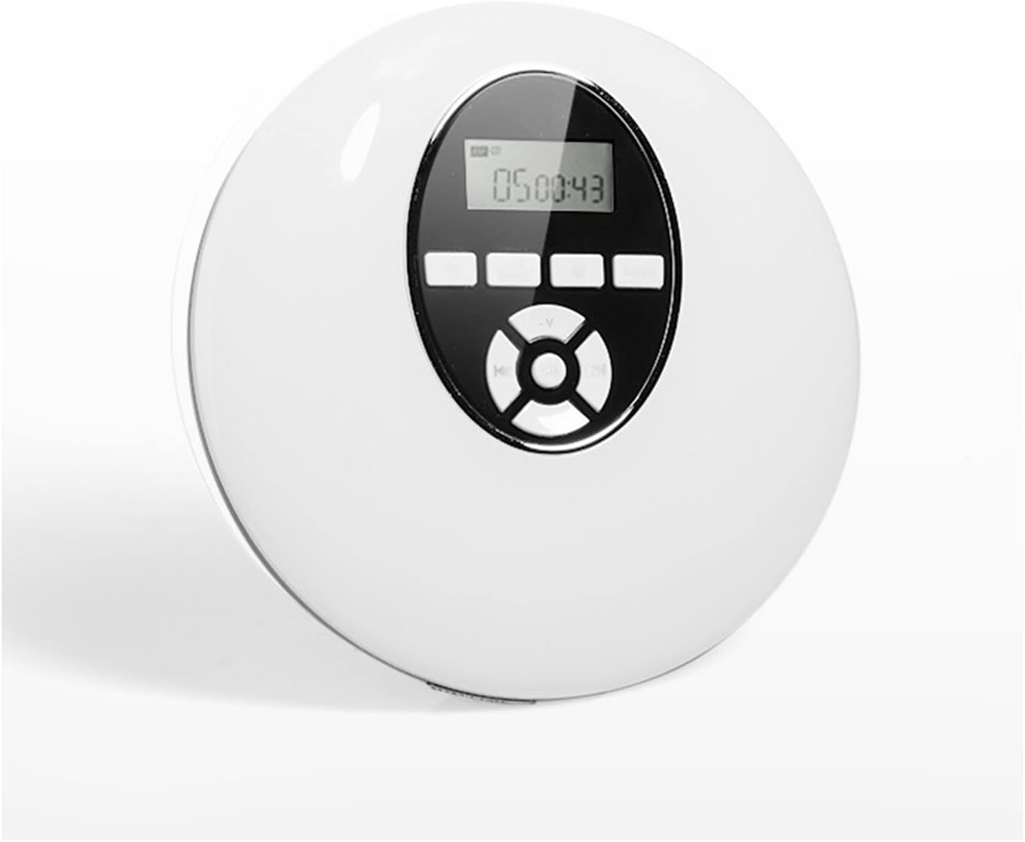 Reproductor de CD portátil, reproductor de música de alta fidelidad para auriculares, tarjeta TF de cable AUX, para viajes en casa y automóvil,