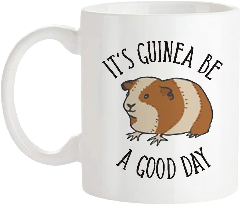 Taza de conejillo de indias, conejillo de indias, It’s Guinea Be a Good Day, taza de café novedosa de 11 onzas