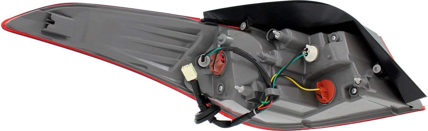 Evan Fischer Lado del conductor y del pasajero, luz trasera exterior compatible con Hyundai Elantra 2011-2013 – HY2805119, HY2804119