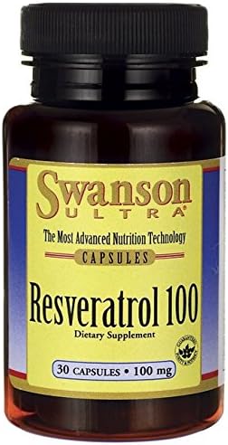 Swanson Resveratrol 100 100 miligramos 30 cápsulas (paquete de 3)