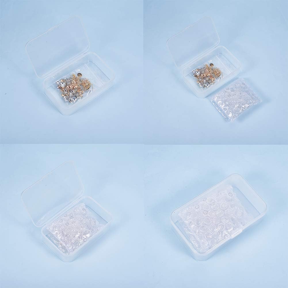SUNNYCLUE 1 caja de 120 piezas de botella de deseos aretes de bola de vidrio kit de fabricación de 40 piezas de 0.472 in mini botella de globo de