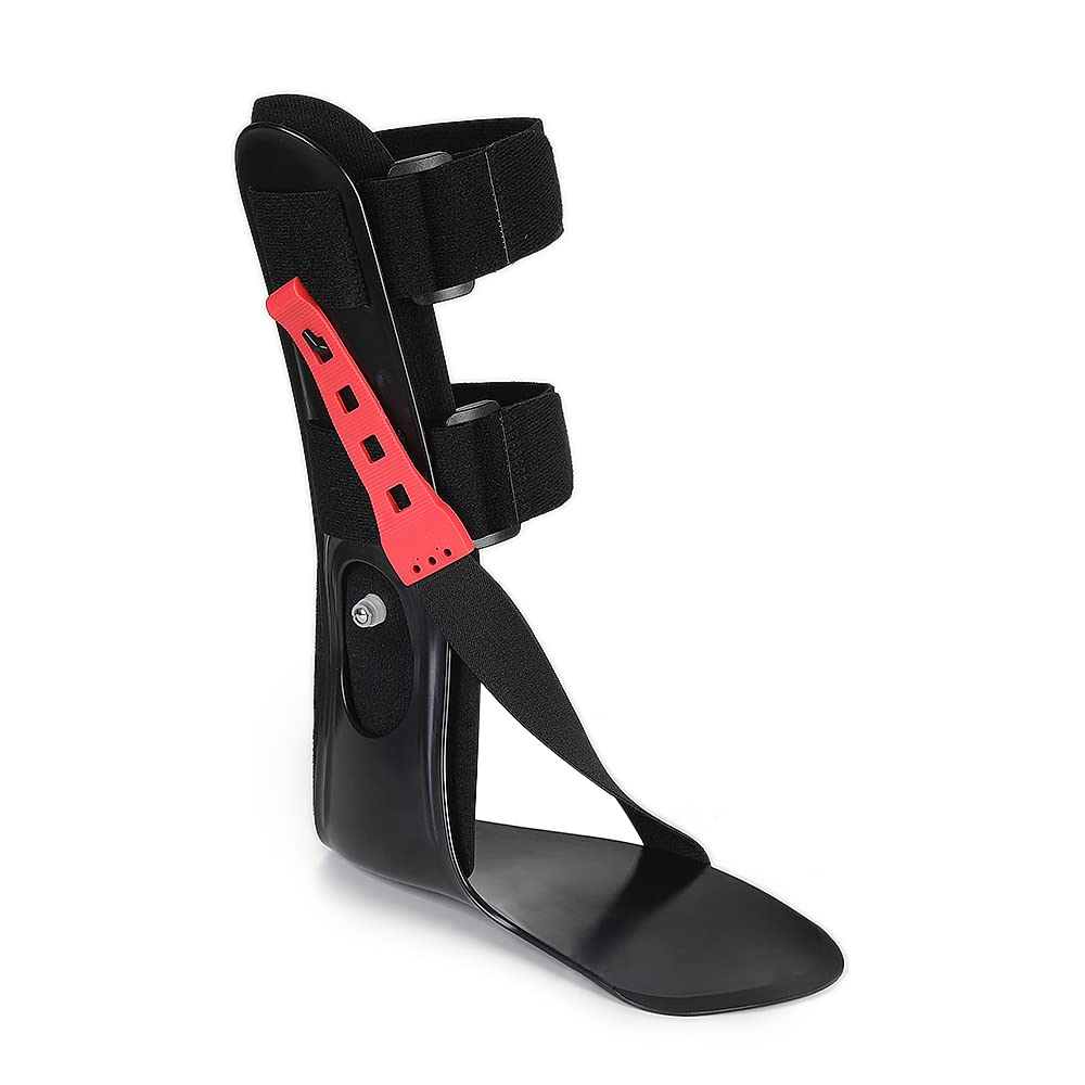 Soporte de pie ortopédico AFO con cómoda bolsa de aire inflable para hemiplejía, zapatos para caminar (mediano, pie izquierdo)