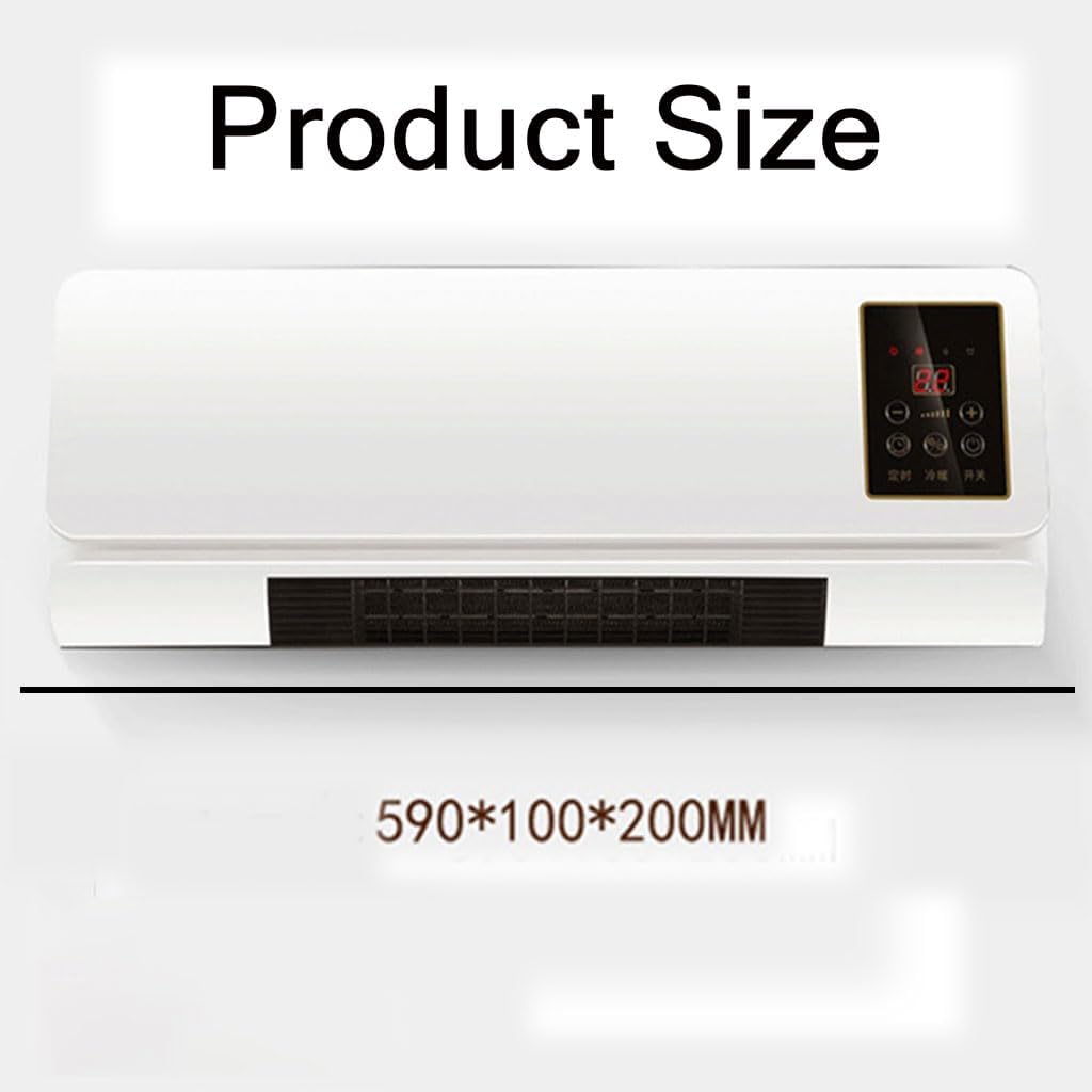 KAMNIK Mini aire acondicionado, mini ventilador de refrigeración y calefacción, mini ventilador de aire portátil de 2000 W, conjunto de aire