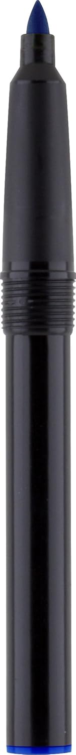 Zebra Pen PM-701 – Repuesto de marcador permanente de acero inoxidable, punta fina de bala, tinta azul, paquete de 1