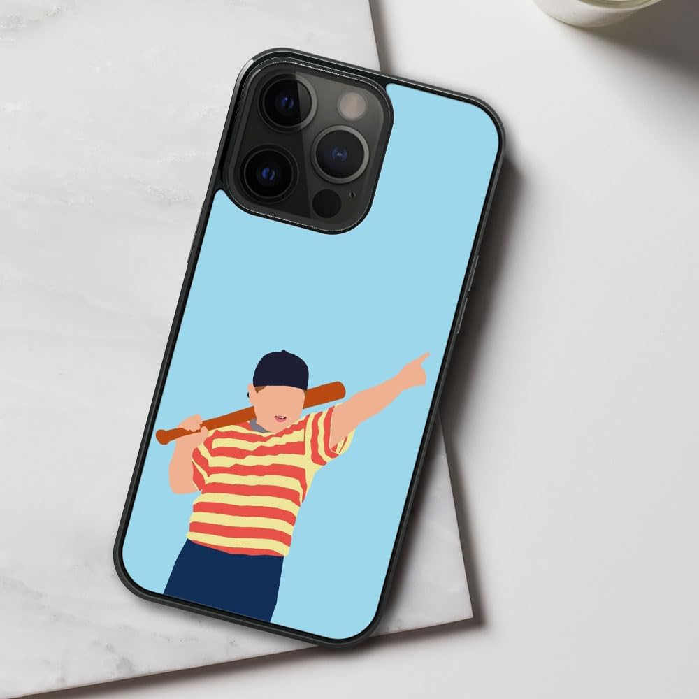 Funda compatible con iPhone 15, funda de béisbol con diseño de niño luchador de béisbol para iPhone 15, ultra protección, a prueba de golpes, de