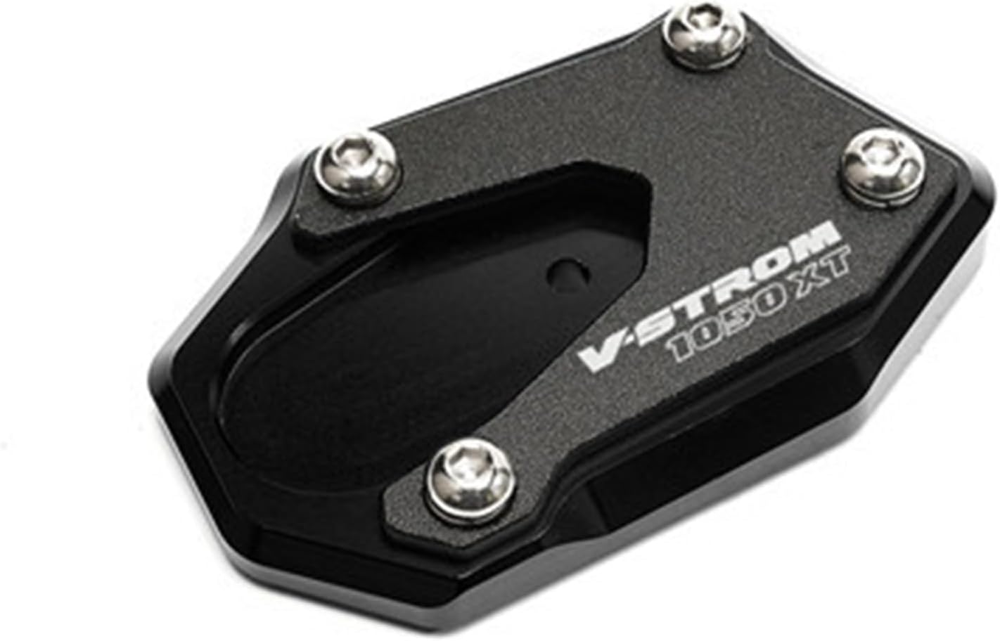 CNC aluminio for Suzuki V-Strom 1050XT VSTROM 1050 2019-2021 Motorcycle Kickstand Foot Side Stand Extension Pad Support Plate (Color  1050XT Black)