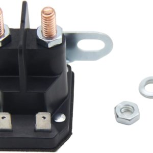 Solenoide de arranque de repuesto de 12 V compatible con tractores de césped John Deere, MTD y Cub Cadet (AM138068 725-04439) Solenoide de arranque de repuesto de 12 V compatible con tractores de césped John Deere, MTD y Cub Cadet (AM138068 725-04439)