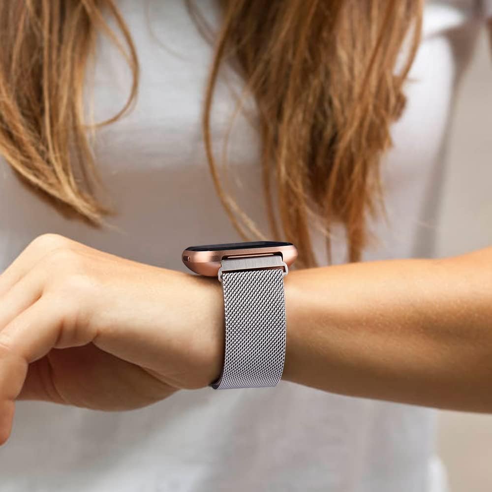 Vanjua Correa de repuesto para Fitbit Versa 2 correas para mujeres y hombres, correa de repuesto magnética ajustable para Fitbit Versa 2  Fitbit