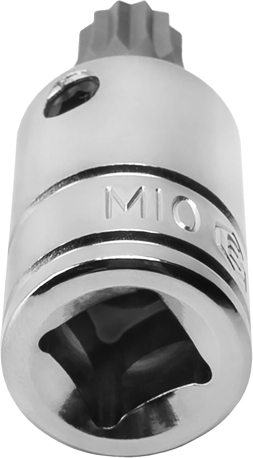 Genius Tools 38″ Dr. M10 Triple Square Bit Socket 50mmL – 340+8110