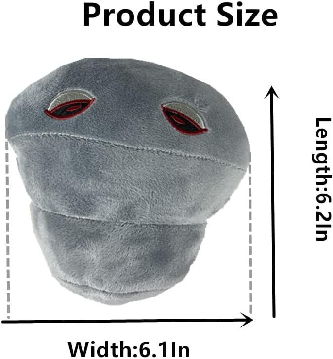 Muñeca suave rellena de peluche de 8 pulgadas, 1 pieza de peluche de PVZ, juguete de peluche Doom Shroom de peluche nuevo