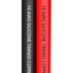 Alambre de silicona 10 AWG 2 conductores línea de cable paralelo de 20 pies 10 pies negro y 10 pies rojo alambre trenzado calibre 10 – Alambre de Alambre de silicona 10 AWG 2 conductores línea de cable paralelo de 20 pies 10 pies negro y 10 pies rojo alambre trenzado calibre 10 – Alambre de