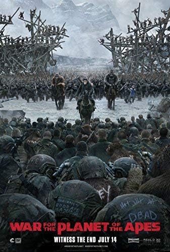 WAR FOR THE PLANET OF THE APES (2017) Póster original de película 27×40 – Dbl-sided – Judy Greer – Woody Harrelson – Andy Serkis – Steve Zahn