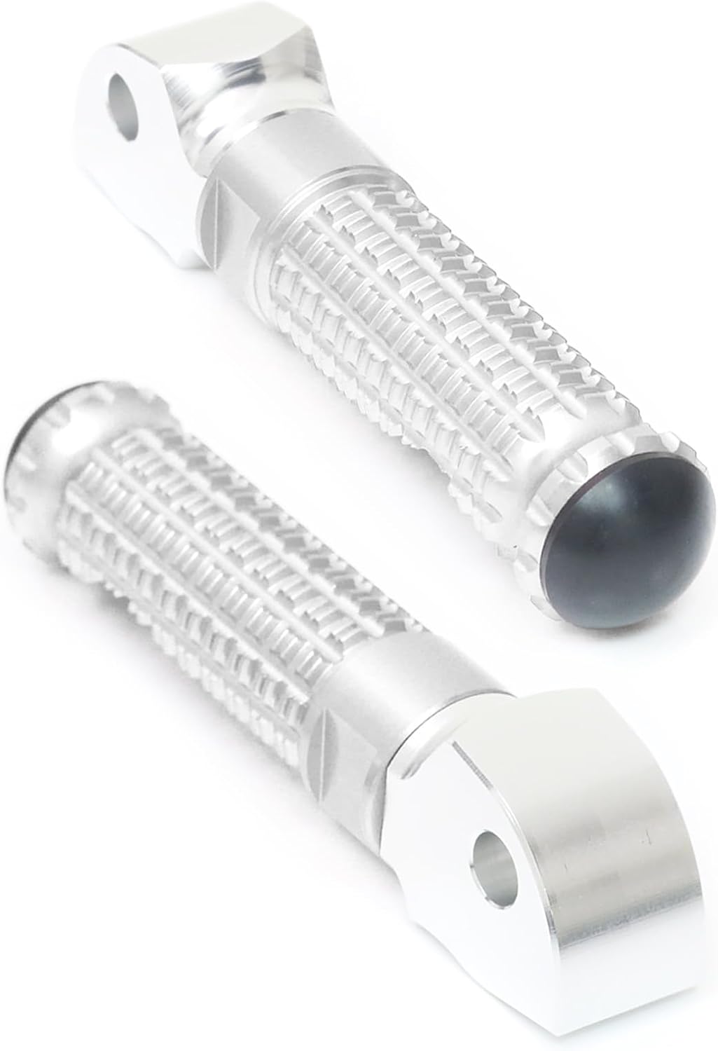 MCMOTOPARTS M-PRO Passenger Rear Footpegs Foot Pegs Silver Compatible with Scrambler 1100 Sport PRO 2020-2021 20 21