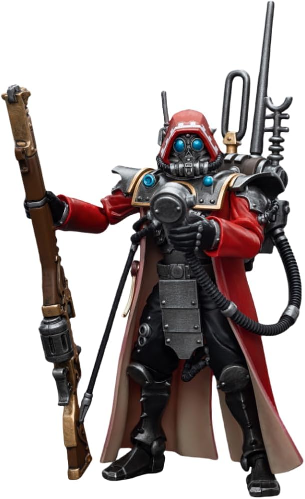 HiPlay JoyToy Warhammer 40K Figura coleccionable Adeptus Mechanicus Skitarii Ranger con figuras de acción a escala 118 JT7868 (Ranger with